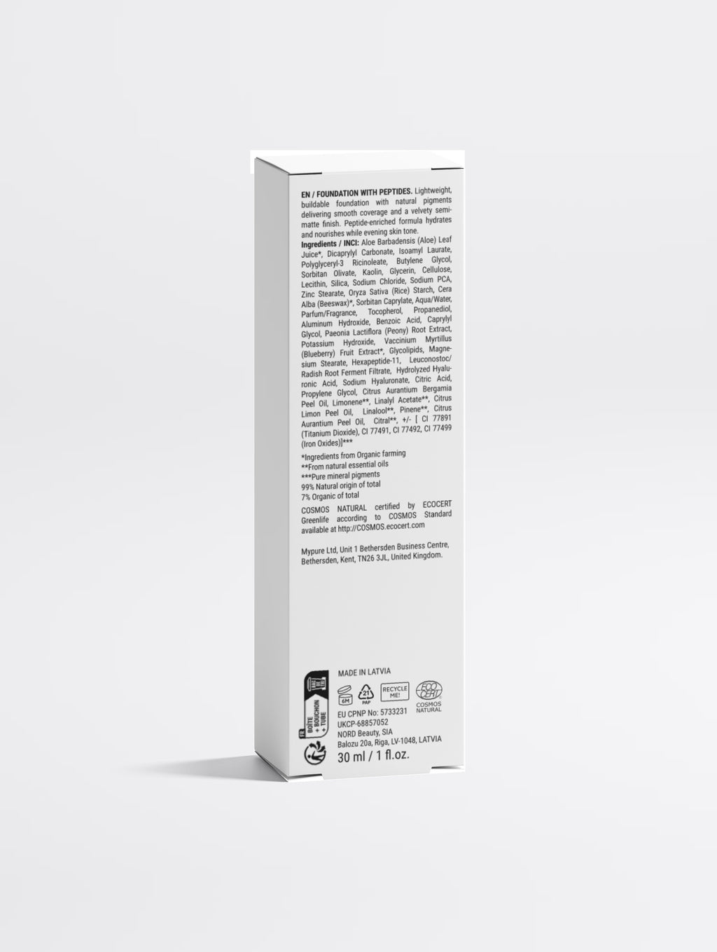 Foundation with Peptides, 15 Light Cool
