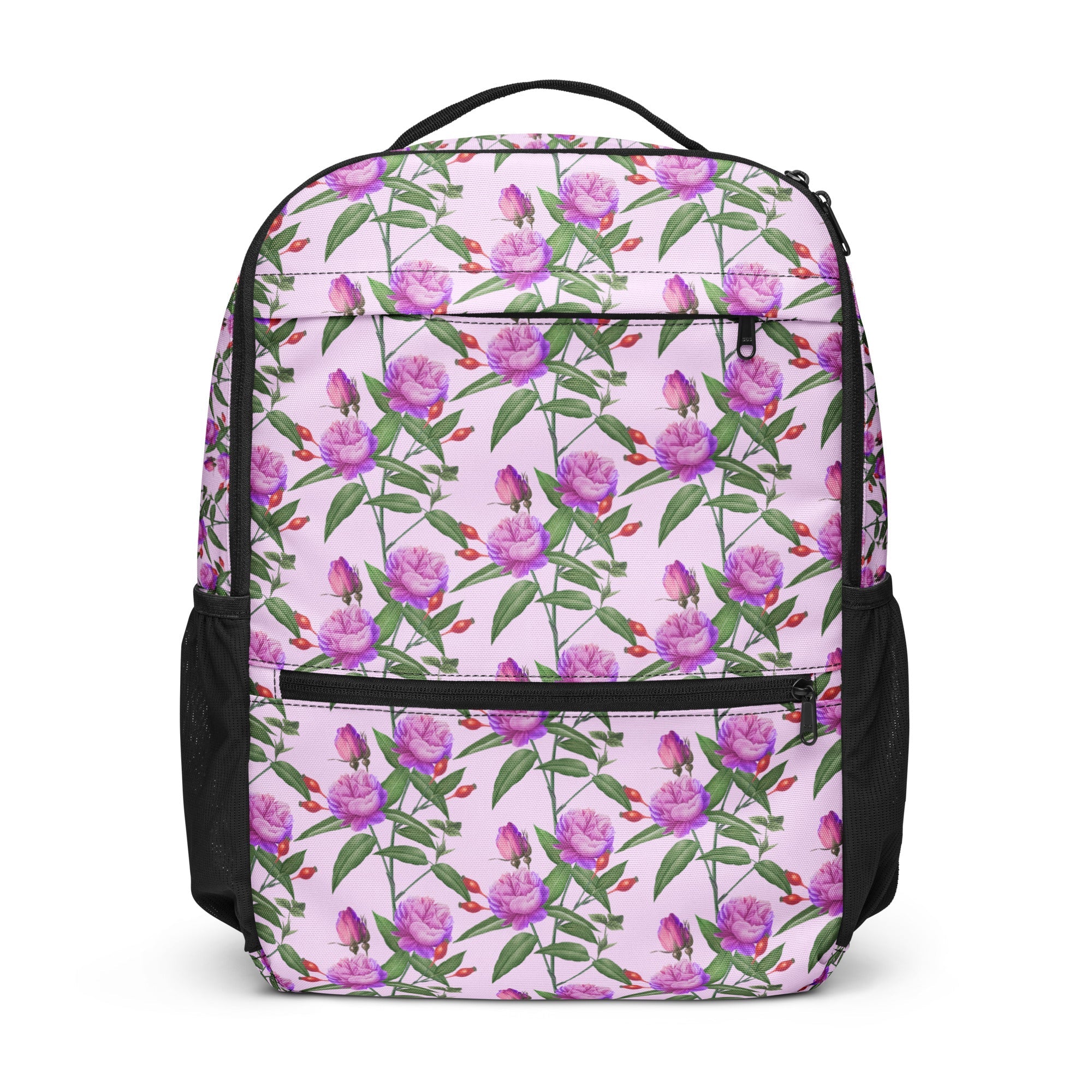 Purple Peony - Black