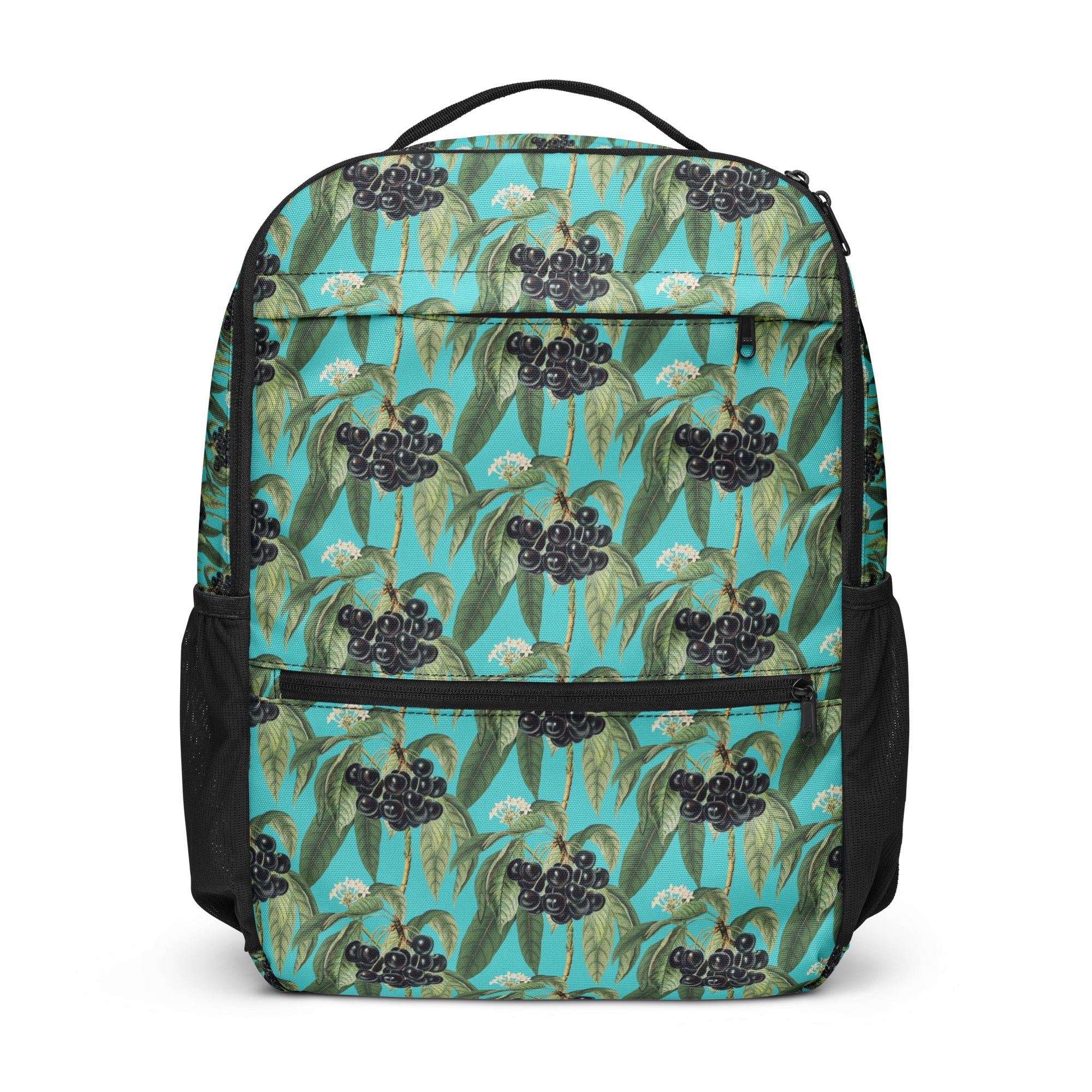 Teal Berry Vine - Black
