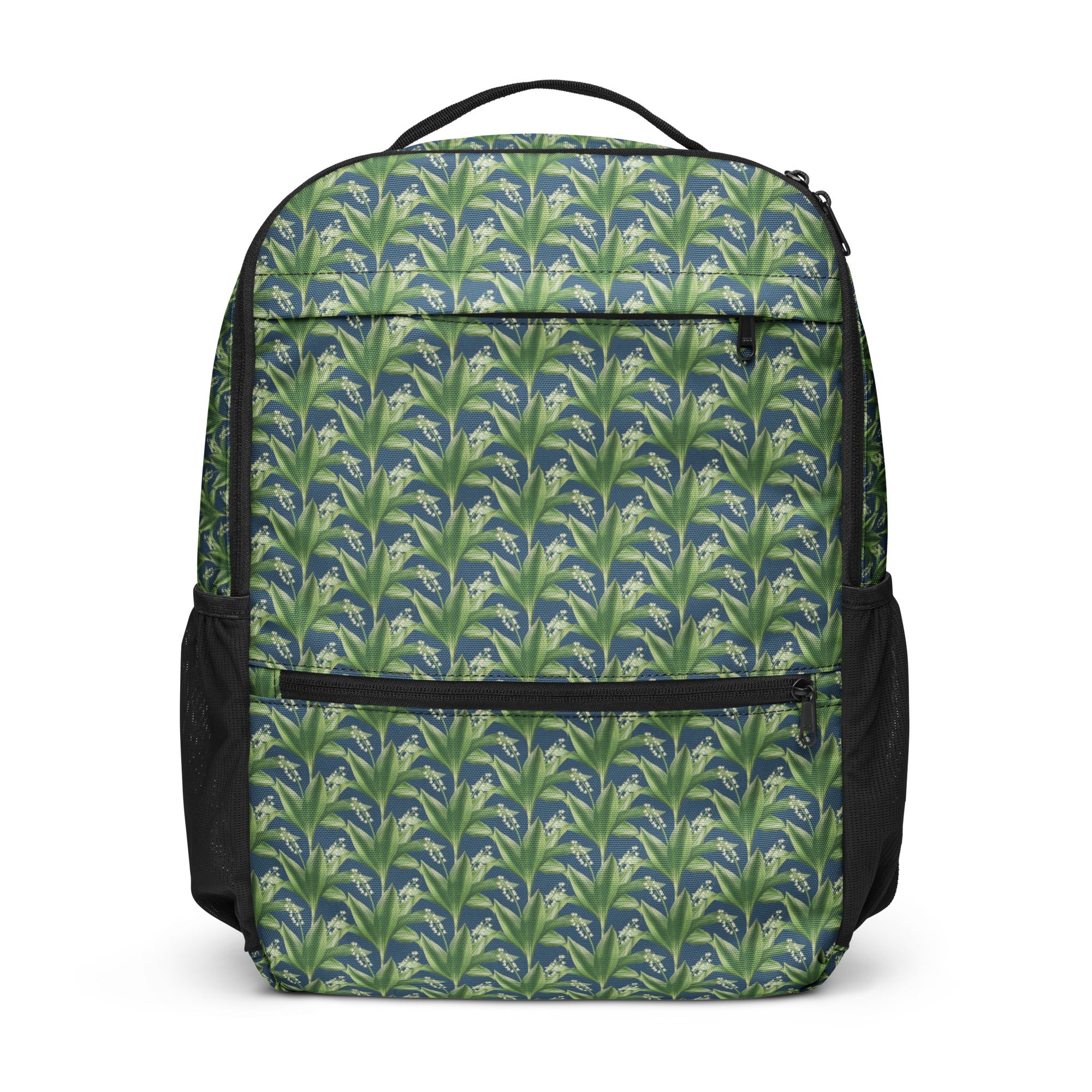 Sage Leaf Print - Black