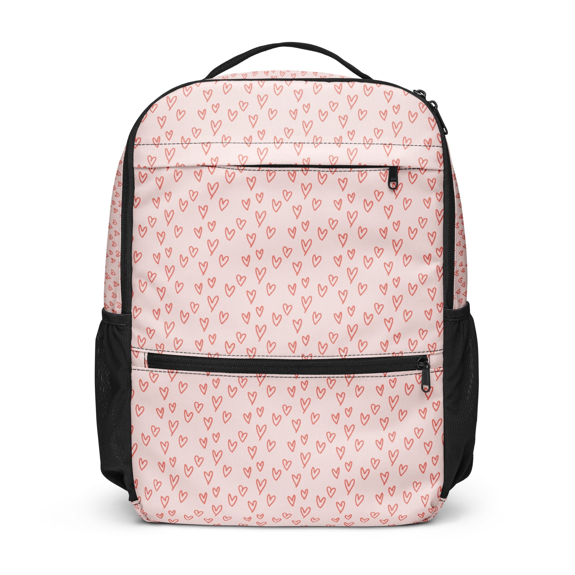 Blush Heart Print - Black
