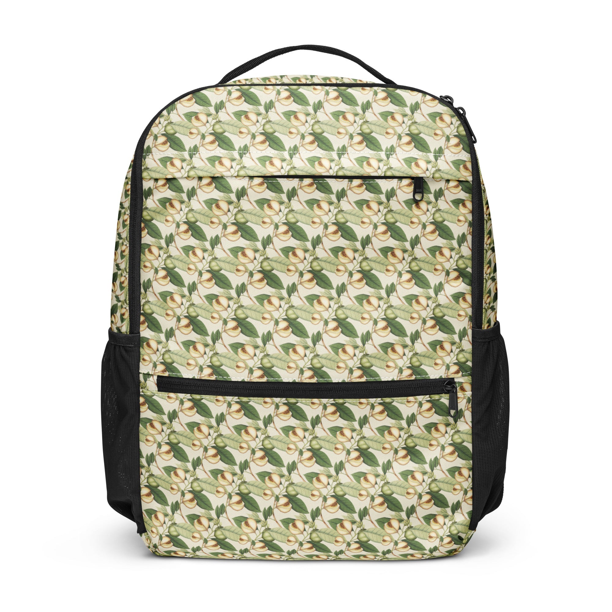 Cream Sage Floral - White