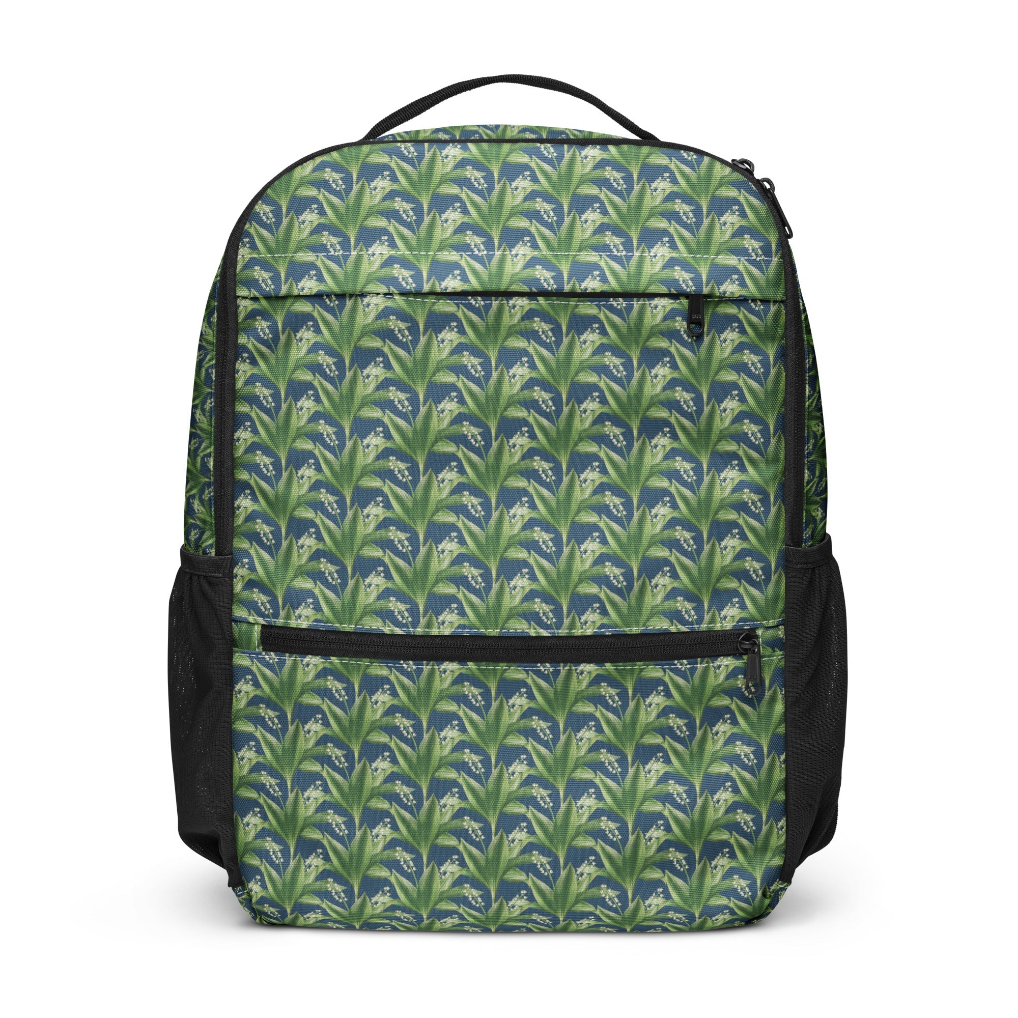 Sage Leaf Print - White