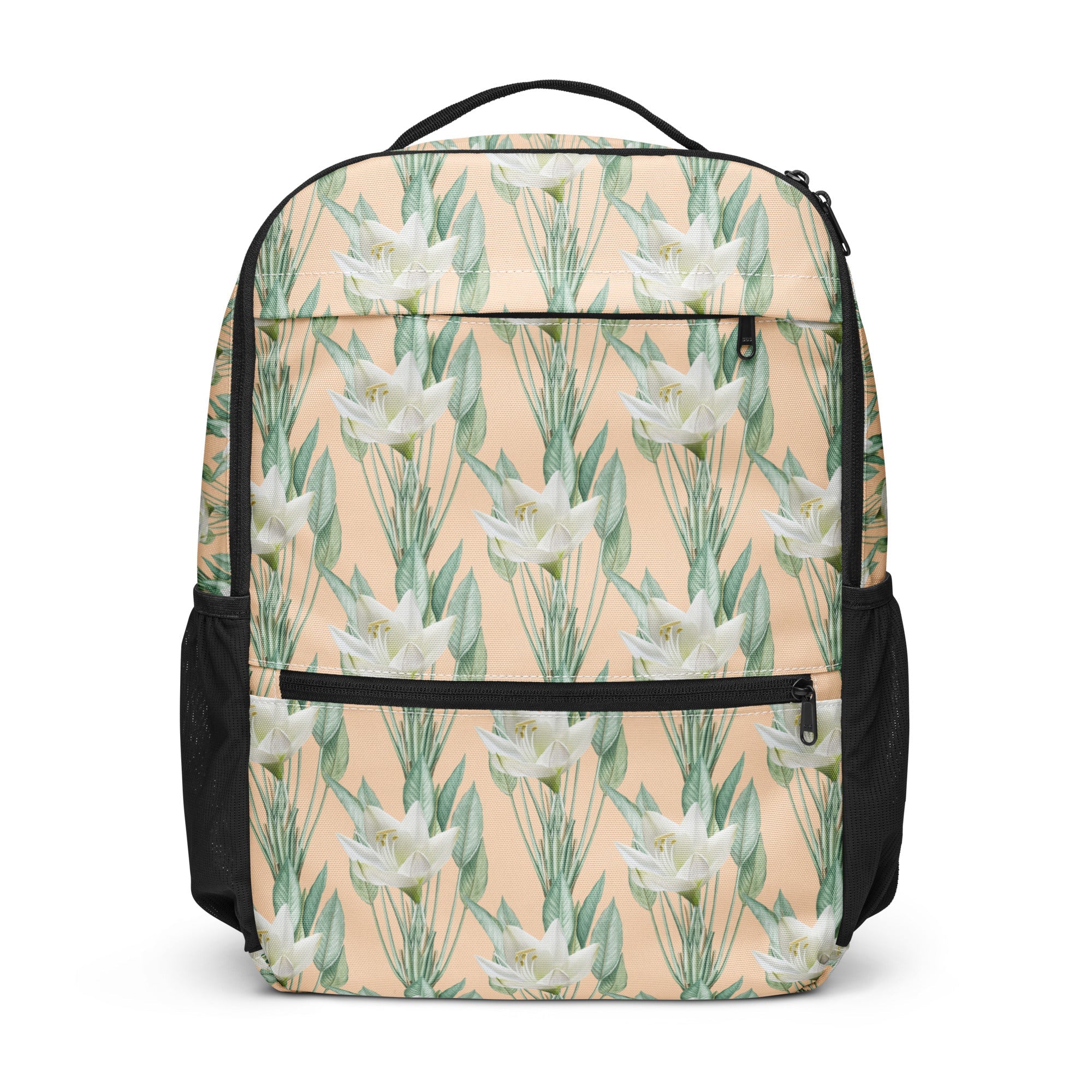 Peach Sage Line - White