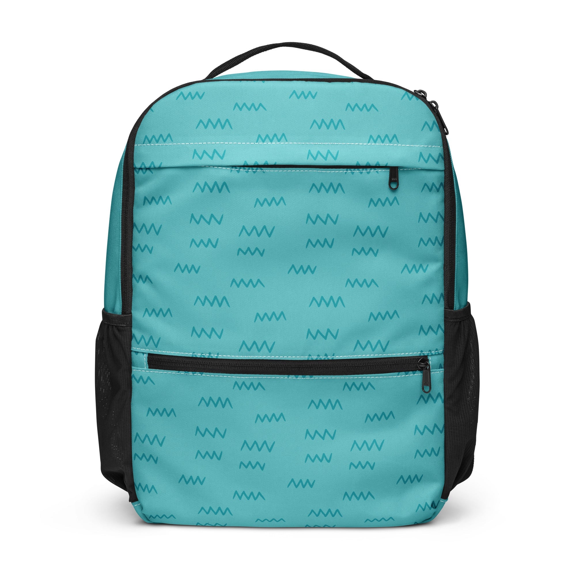 Teal Wave - White