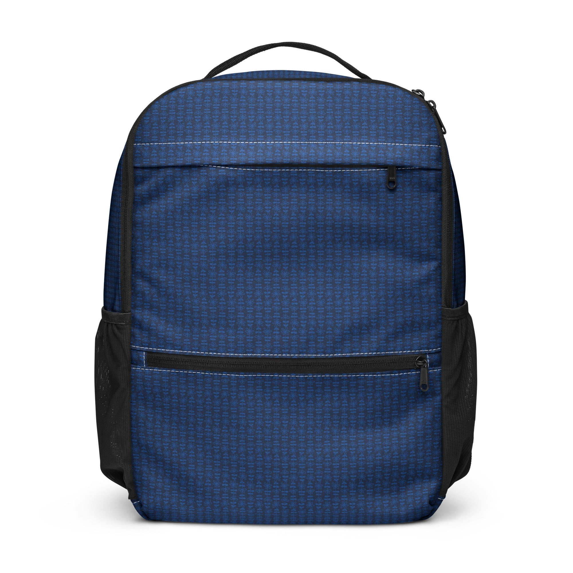 Navy Dot - White