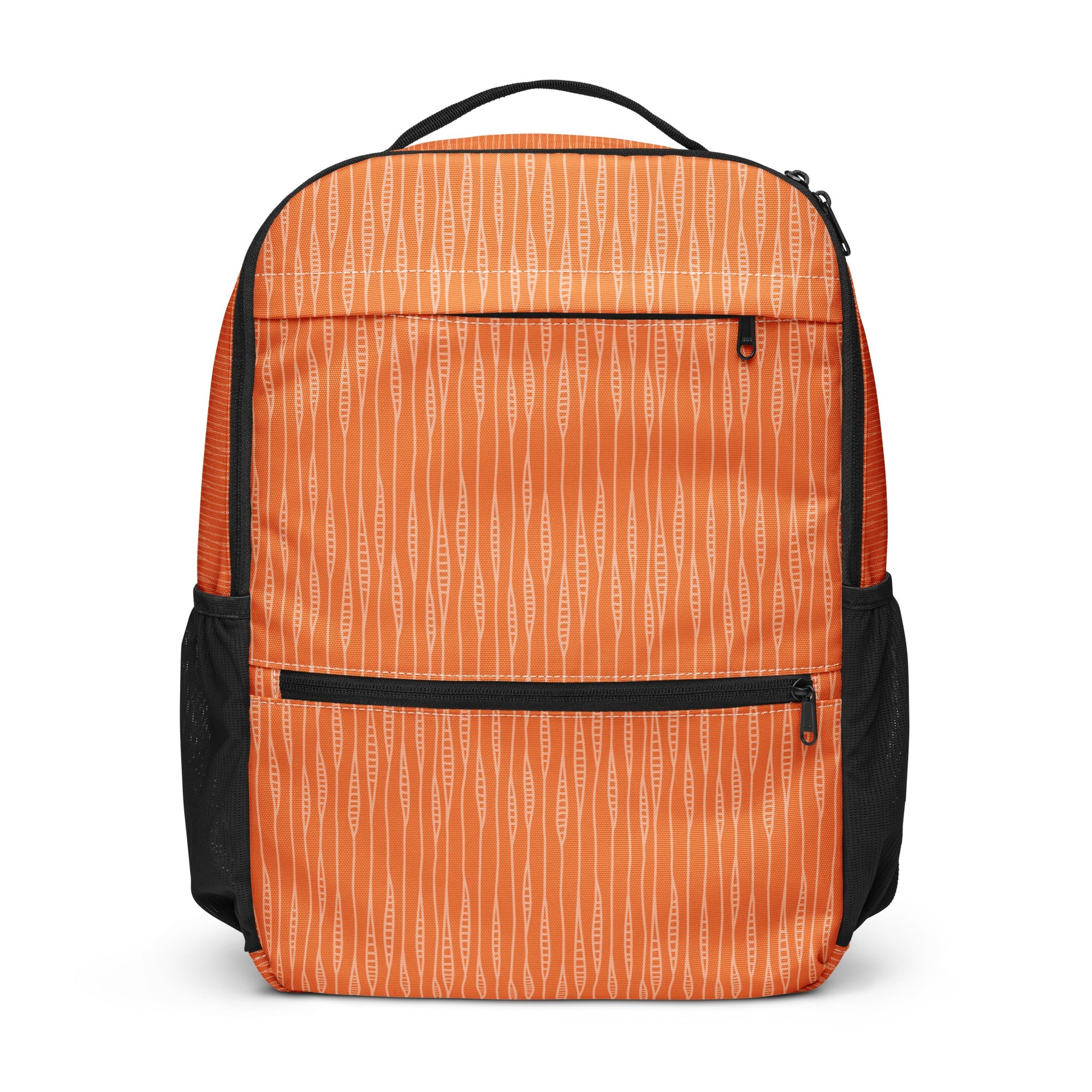 Orange Stripe - White