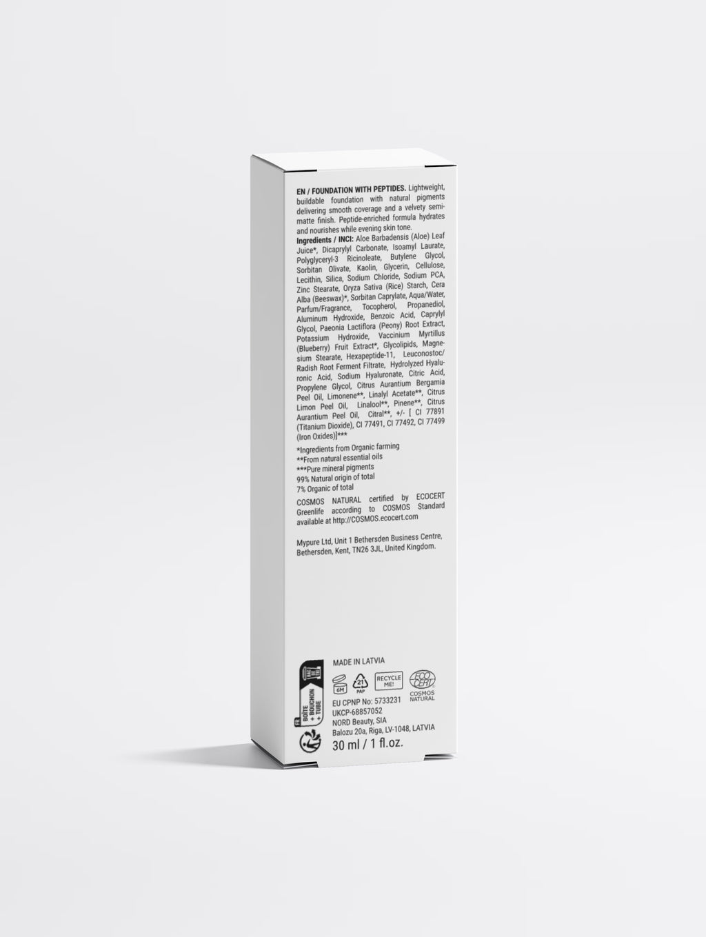Foundation with Peptides, 40 Deep Neutral